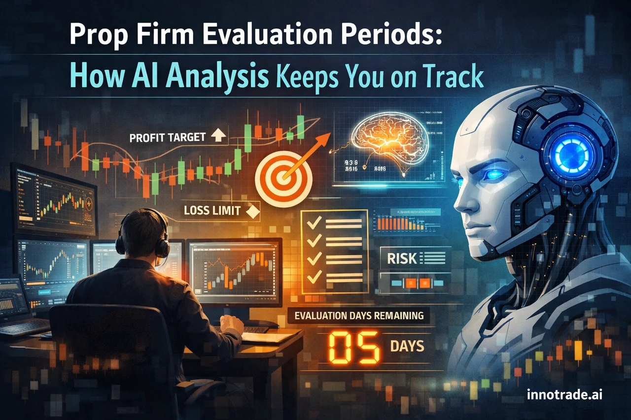 Prop Firm Evaluation Periods: How AI Analysis Keeps You on Track