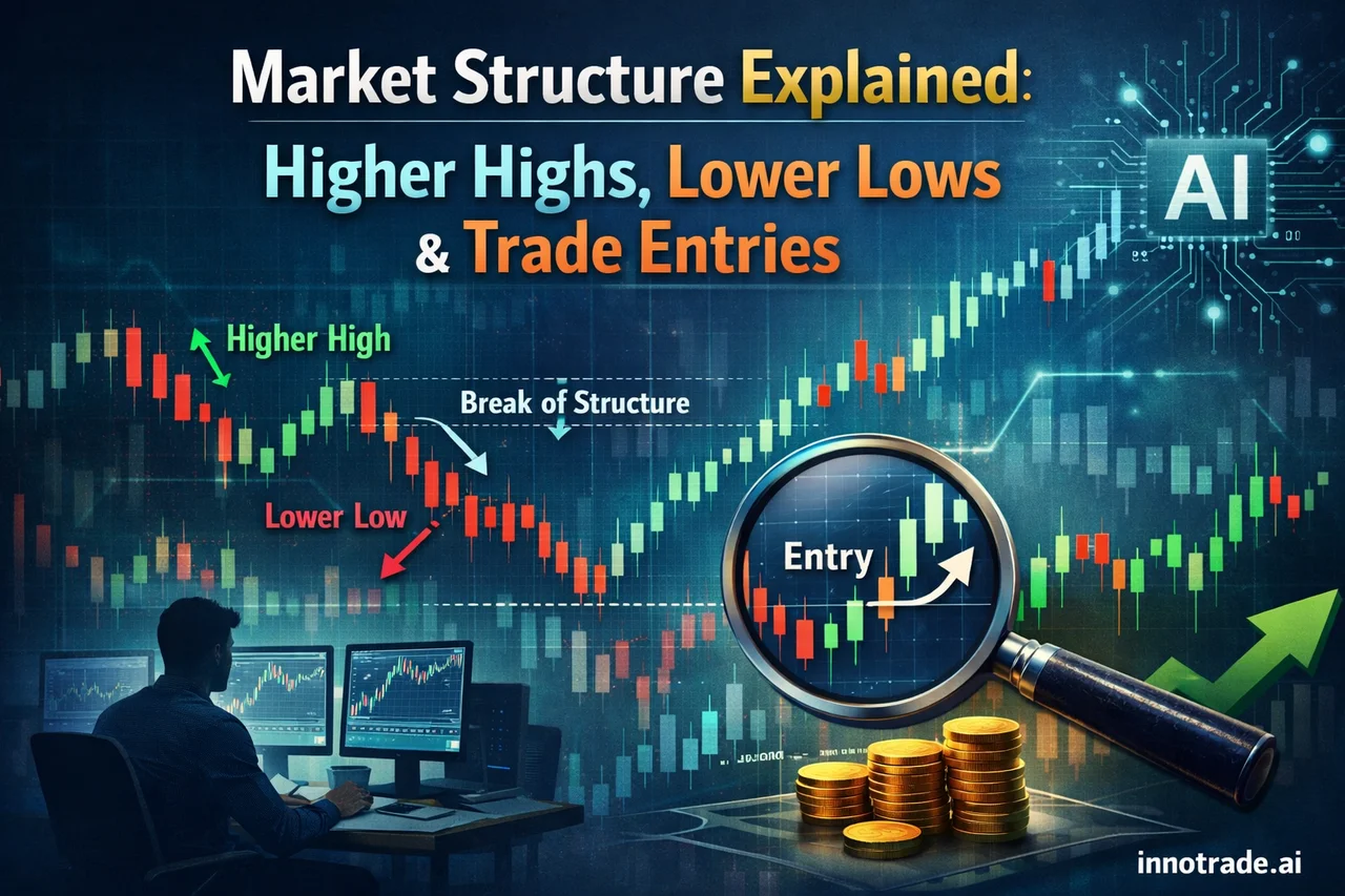 Market Structure Explained: Higher Highs, Lower Lows & Trade Entries