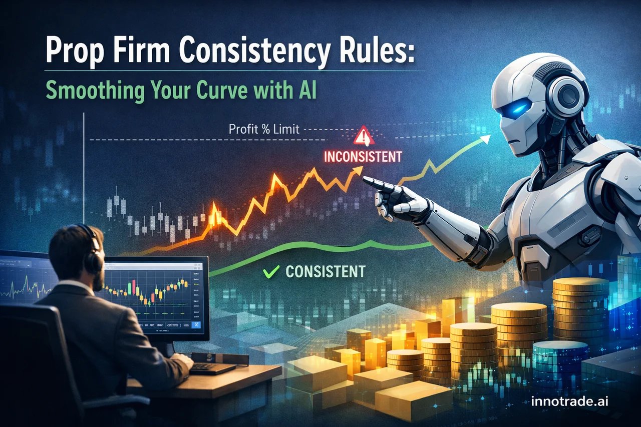 Prop Firm Consistency Rules: Smoothing Your Curve with AI