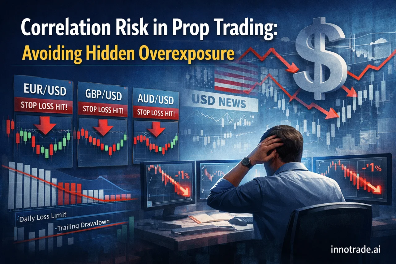 Correlation Risk in Prop Trading: Avoiding Hidden Overexposure