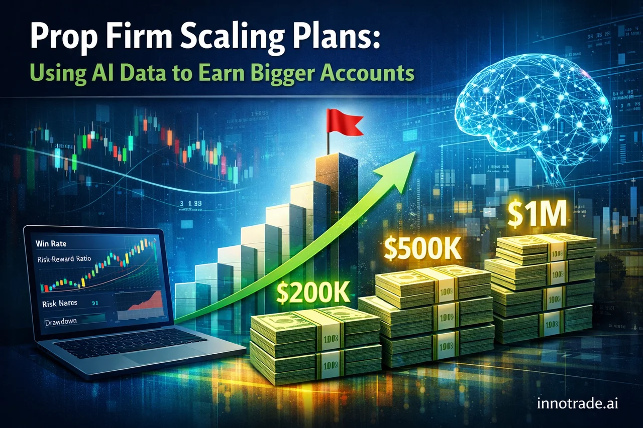 Prop Firm Scaling Plans: Using AI Data to Earn Bigger Accounts